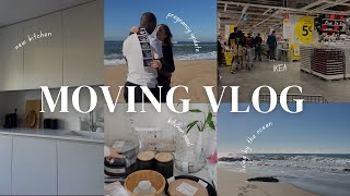 MOVING VLOG I Ikea kitchen organization pregnancy update [upl. by Luht404]