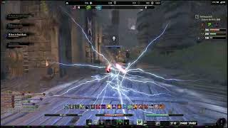 Eso BG PVP 1 K11  D0  Dmg 624K Eso elderscrollsonline elderscrolls pvp [upl. by Yezdnil]