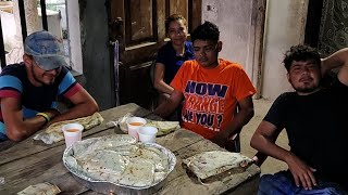 Gran competencia del comelon de baleadas hondureñas 💣😅😹 mainor chino jonny [upl. by Puna]