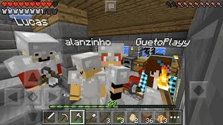 MISTÉRIO DO HEROBRINE COM INSCRITOS  MINECRAFT POCKET EDITION [upl. by Suiradel]