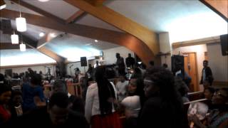 Living Waters COGIC New Years Concert Praise Break 2015 [upl. by Aehtrod]