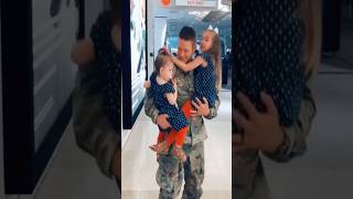 soldier army military airforce The soldiers reunited with their children part 23 [upl. by Mallorie]