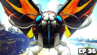 Taking on the MASSIVE MOTHRA BOSS  ARK MEGA Modded 36 Pugnacia [upl. by Burkle537]