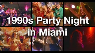 Party Vibes of 1990s South Miami A Nightlife Journey [upl. by Araas172]