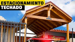 Construcción de estacionamiento techado I Parte 2 [upl. by Diarmid371]