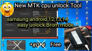 MTK new security unlock STKING Tool  samsung android 121314 FRP unlock Easy [upl. by Lebaron988]