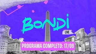 PROGRAMACION COMPLETA 1709  BONDI LIVE [upl. by Atal763]