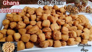 How To Make Ghana AchomoCrunchy Milky AchomoChin Chin Recipe [upl. by Kciv]