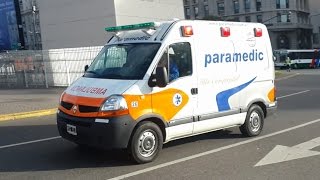 Ambulancias de Paramedic en emergencia compilación [upl. by Annatsirhc498]