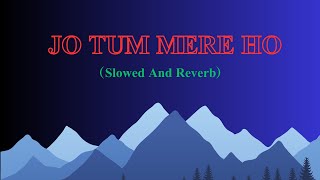 Jo Tum Mere Ho Slowed  Reverb  2 October 2024 [upl. by Saeger]