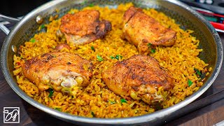 Budget Friendly One Pot Chicken and Yellow Rice [upl. by Akinad541]