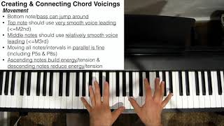 Creating and Connecting Chord Voicings [upl. by Nohsav150]