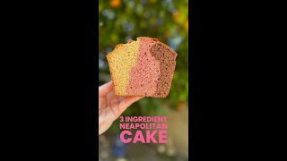 3Ingredient Neapolitan Cake [upl. by Setsero]