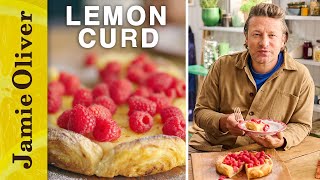 Lemon Curd Tart  Jamies 5 Ingredient Meals  Channel 4 Mondays 8pm [upl. by Esyle]