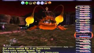 FFXI NM Saga 242 CireinCroin NM Full Battle [upl. by Lennor492]