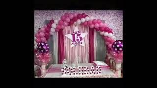 Easy balloon decoration trending youtube viralvideo [upl. by Ellehsim]