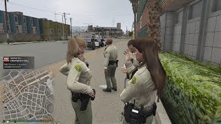 Gta 5 Lspdfr Playing AS A Female LASD City Of Compton  FPIU Patrol gta gta5 lspdfr [upl. by Haelak]