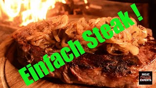 Das perfekte Steak Entrecote Steak Einfach [upl. by Neeloj]