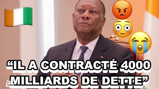 plus de 46 milliards  de dettes le président OUATTARA a piégé tout une génération dans lesclavage [upl. by Spearman839]