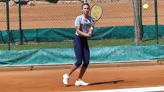 Vitalia Diatchenko Tennis Practice [upl. by Anegue23]