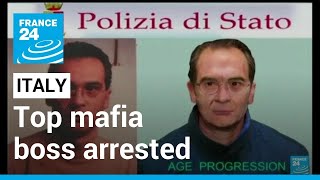 Italy arrests top mafia boss Messina Denaro at Sicilian hospital • FRANCE 24 English [upl. by Claybourne]