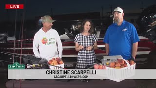 Zip Trip Gaffney South Carolina Peach Festival Fishing Tournament amp Hyder Farms [upl. by Island624]