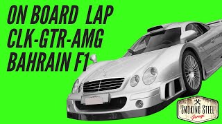 Mercedes CLK GTR being driven around Bahrain International Circuit [upl. by Aliehc436]