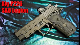 Sig Sauer P226 SAO Legion 1000 Round Review Worth The Money [upl. by Anahsat]