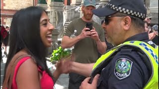 SA WOMAN CONFRONTS PROCHOICE PROTESTERS [upl. by Ivon]