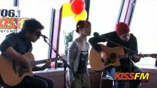 Brick by boring brickParamore live acoustic1061KissFM [upl. by Ynttirb]