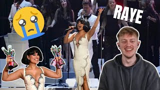 SO EMOTIONAL RAYE BRIT AWARDS 2024 PERFORMANCE  FIRST TIME REACTION [upl. by Azpurua127]