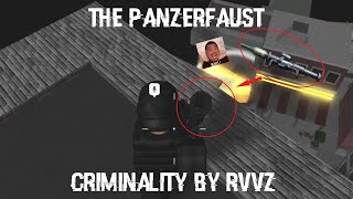 THE PANZERFAUST  ROBLOX Criminality [upl. by Ahseinar]