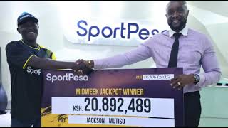 Unveiling SportPesa Midweek Jackpot Winner [upl. by Akimat]