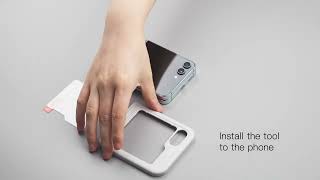 Installation Guideline  JETech Samsung Galaxy Z Flip 5 Screen Protector [upl. by Llyrpa923]