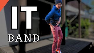 IT Band Stretch for Outer Hip Pain TFLIT Band [upl. by Eimaraj]