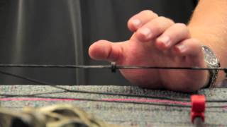 2 Best Ways To Tie In A Peep Sight  Keep Your Peep From Rotating [upl. by Abita]