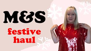 Marks amp Spencer sparkly festive haul Petite size medium age 60 [upl. by Velvet]