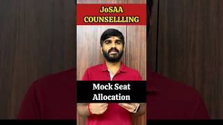 What is Mock Seat Allocation Round✅  JOSAA Counselling 2024 Important🔴 Update josaa2024 [upl. by Kenta]