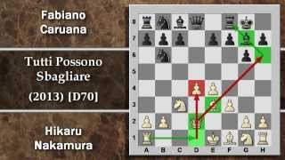 Partite Commentate di Scacchi 58  Nakamura vs Caruana  Tutti Possono Sbagliare  2013 D70 [upl. by Leahsim186]