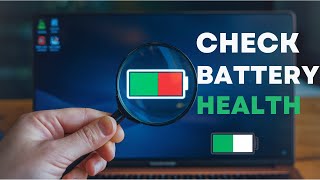 How to Check Laptop Battery Health on Any Laptop Windows 1011 HP Dell Lenovo [upl. by Ramma806]