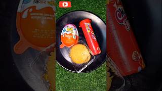 VANILLA cake kinder Joy or choco beans shorts youtubeshorts trending [upl. by Malinde]