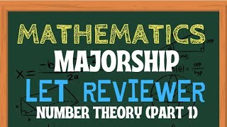 LET Reviewer 2023 for Math Majorship  Number Theory  Arjay Enseñado [upl. by Atirehs]