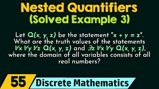 Nested Quantifiers Solved Example 3 [upl. by Barstow104]