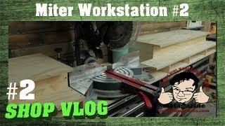 How to make a miter saw workstation from cheap plywood Part 2 [upl. by Eran]