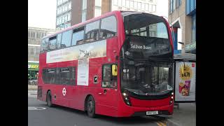 Enviro 400 MMC Sullivan Buses E78 RS17SUL on 84 Blinded with its Company Leaving at Potters Bar Stn [upl. by Mozza]