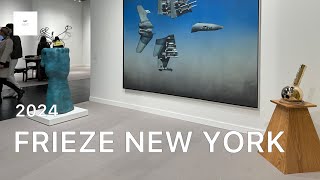 FRIEZE ART FAIR NEW YORK 2024 HIGHLIGHTS ARTNYC [upl. by Aratas]