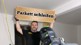 Parkett schleifen und ölen [upl. by Delphinia]