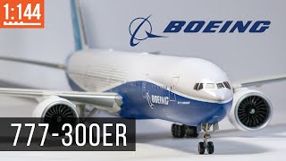 Boeing 777300ER Сборка модели гражданского самолета 1144 [upl. by Reuben]