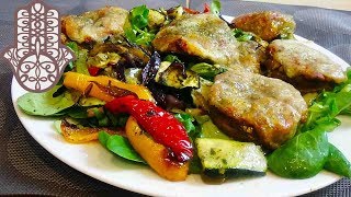 Champignons farcis et salade de légumes grillés [upl. by Adalie]