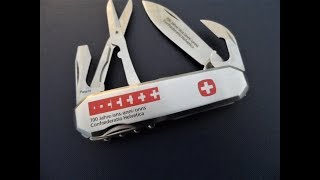 Wenger Metal 50 Jubilee 700 Years Switzerland Knife [upl. by Widera]